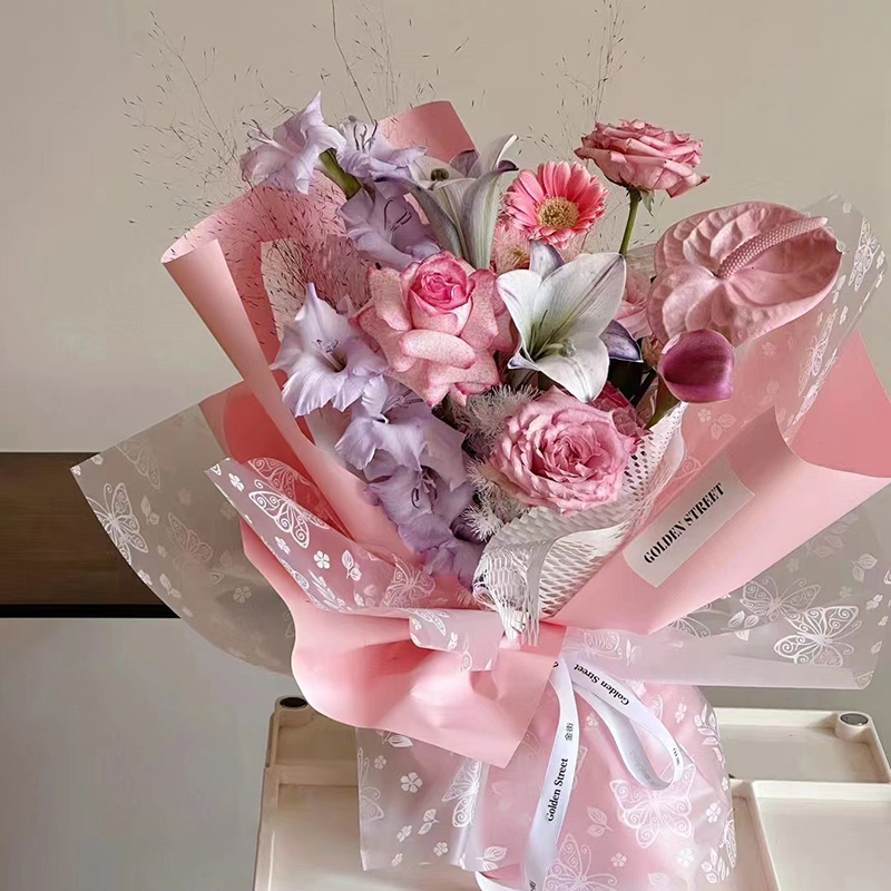 MYHC-07 Exquisite Gloria Lineae, Transparens Flos Packaging Film