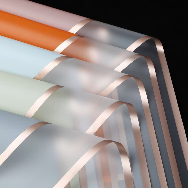 MYHC-X Duplex Aurum Edge Culcita film Bopp Matt Flower Packaging Film
