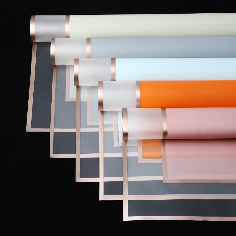 MYHC-X Duplex Aurum Edge Culcita film Bopp Matt Flower Packaging Film