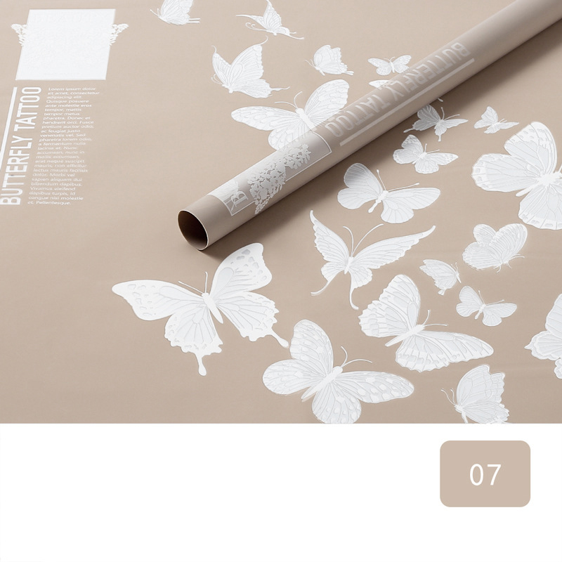 MYHC-14 Gloria Pattern Opacum Matte Flower Wrapping Paper