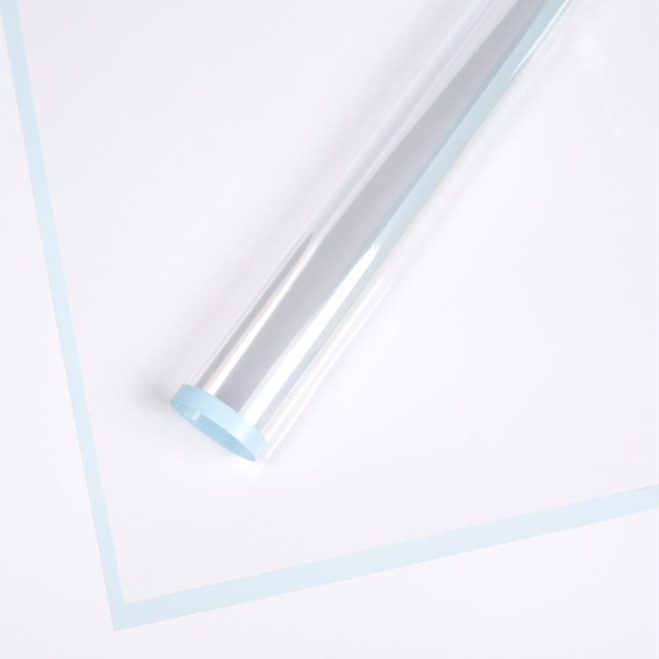 MYHC-15 Transparent Monochrome Edge Plastic Flos Wrapping Paper