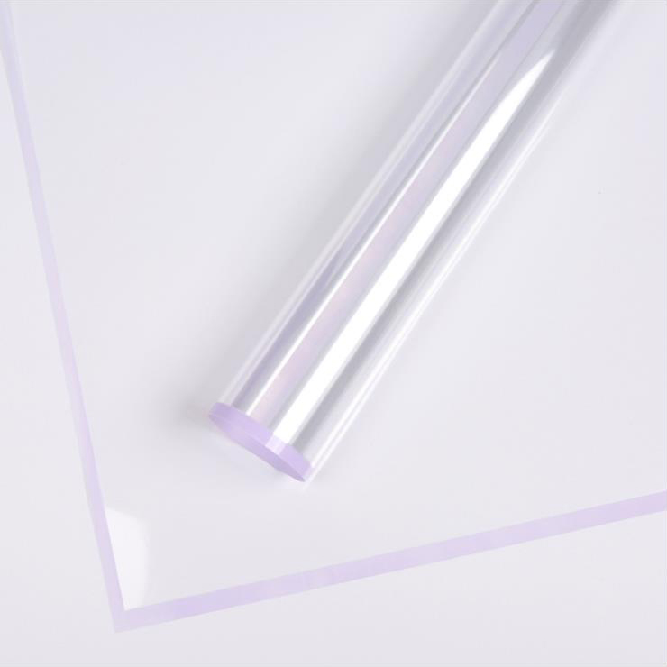 MYHC-15 Transparent Monochrome Edge Plastic Flos Wrapping Paper