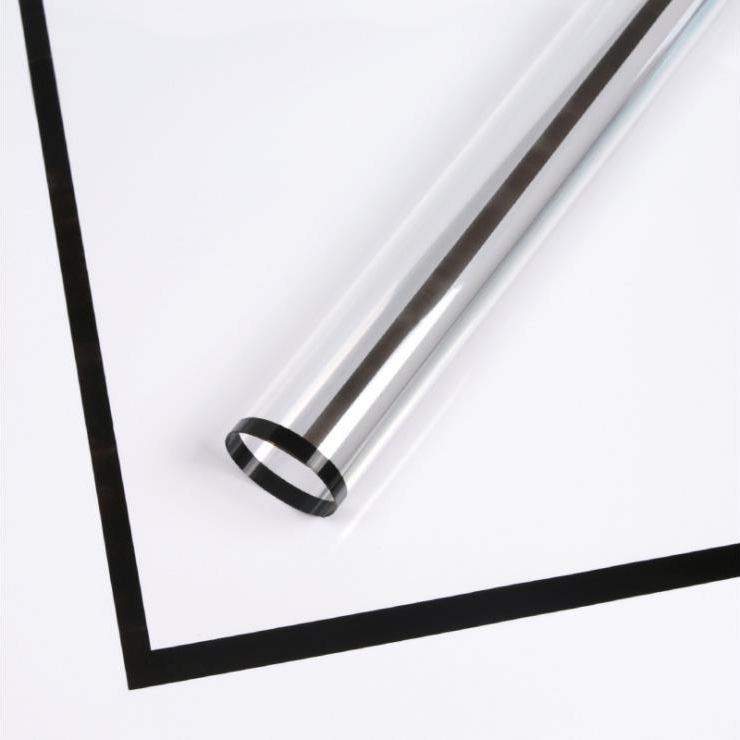 MYHC-15 Transparent Monochrome Edge Plastic Flos Wrapping Paper
