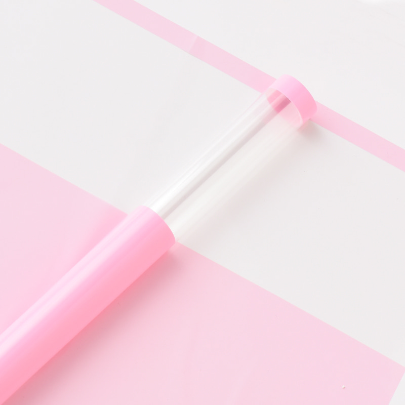 MYHC-16 Transparent Border OPP Plastic Flos Wrapping Paper