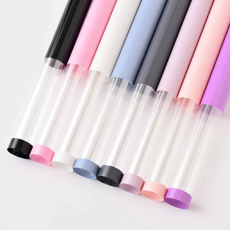 MYHC-16 Transparent Border OPP Plastic Flos Wrapping Paper