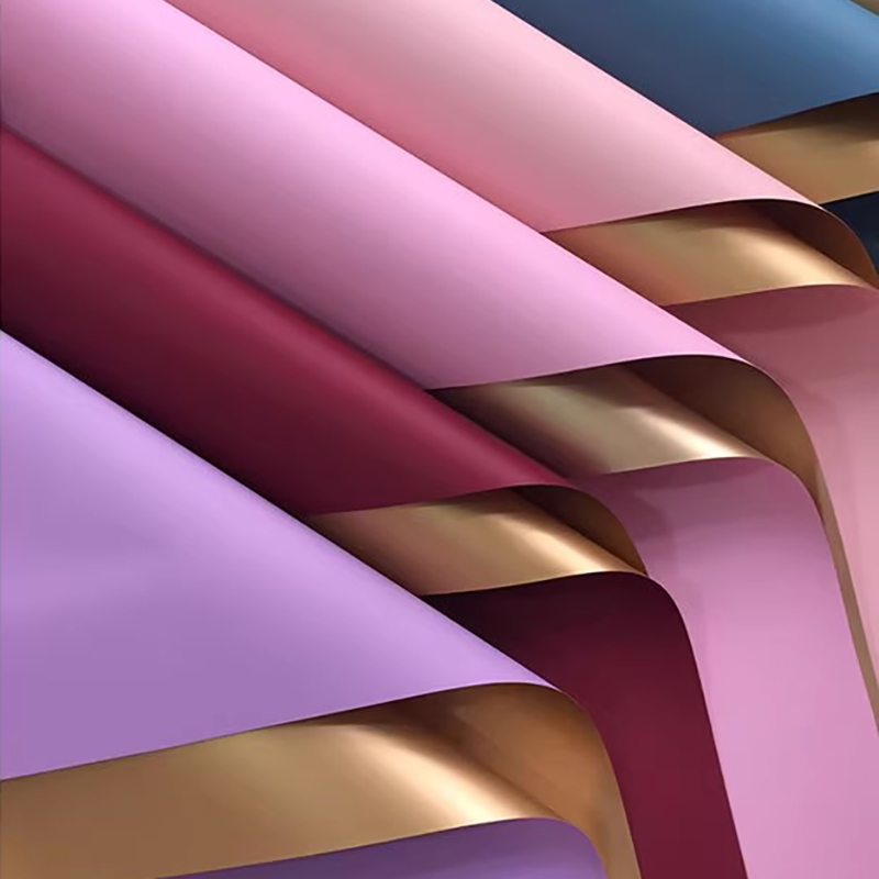 MYHC-17 Single-Postesque Flash Aurum, Duplex Color, Flos Pearlescent Flos Wrapping Paper