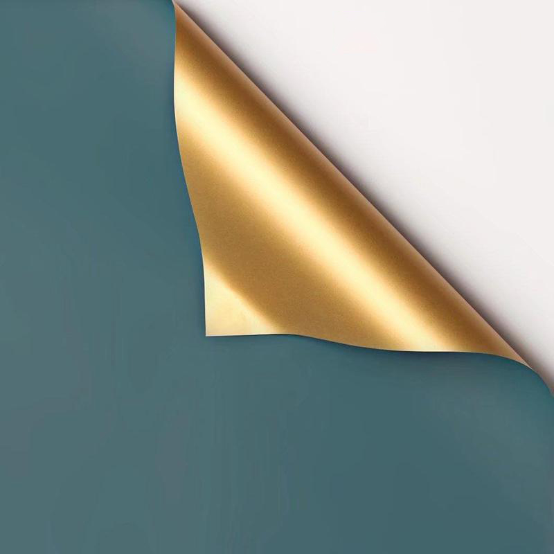 MYHC-17 Single-Postesque Flash Aurum, Duplex Color, Flos Pearlescent Flos Wrapping Paper