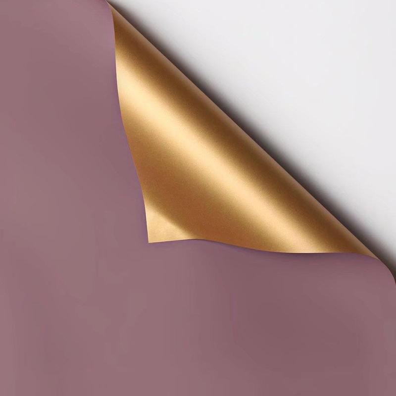 MYHC-17 Single-Postesque Flash Aurum, Duplex Color, Flos Pearlescent Flos Wrapping Paper