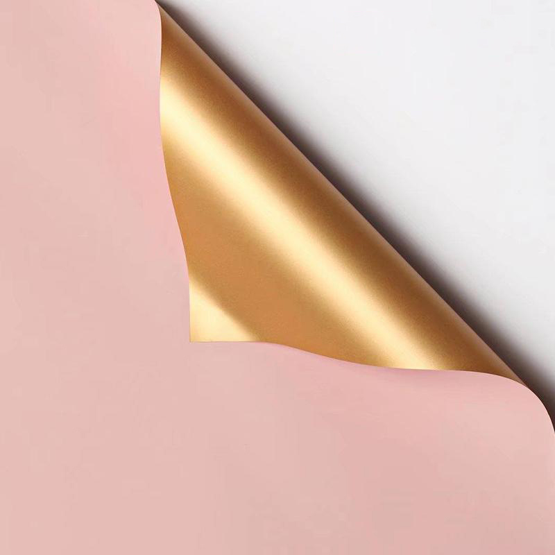 MYHC-17 Single-Postesque Flash Aurum, Duplex Color, Flos Pearlescent Flos Wrapping Paper
