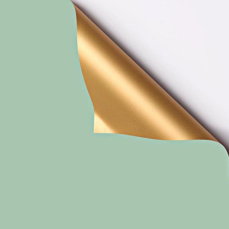 MYHC-17 Single-Postesque Flash Aurum, Duplex Color, Flos Pearlescent Flos Wrapping Paper