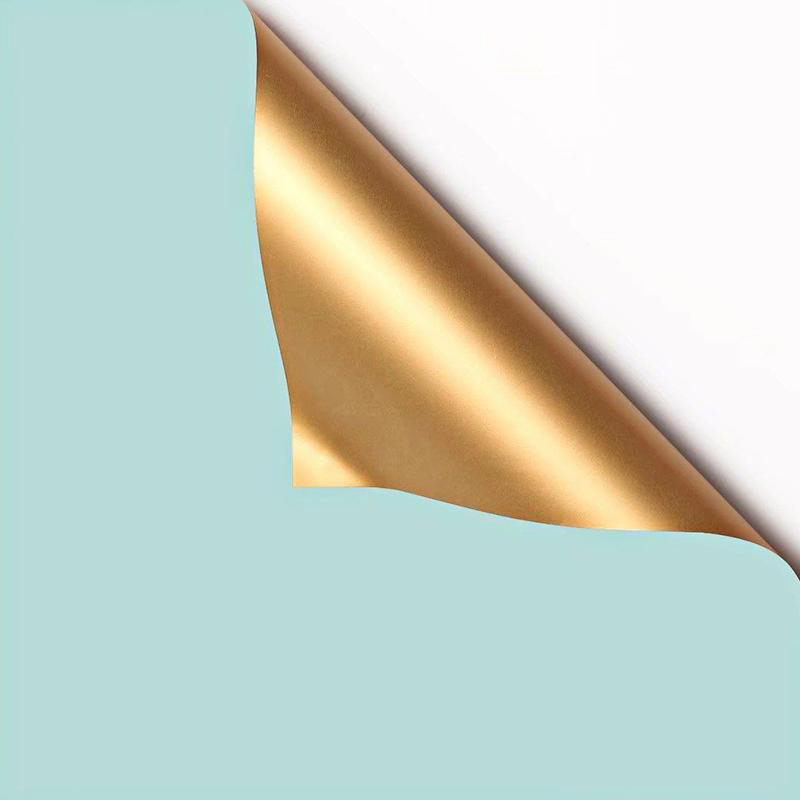MYHC-17 Single-Postesque Flash Aurum, Duplex Color, Flos Pearlescent Flos Wrapping Paper