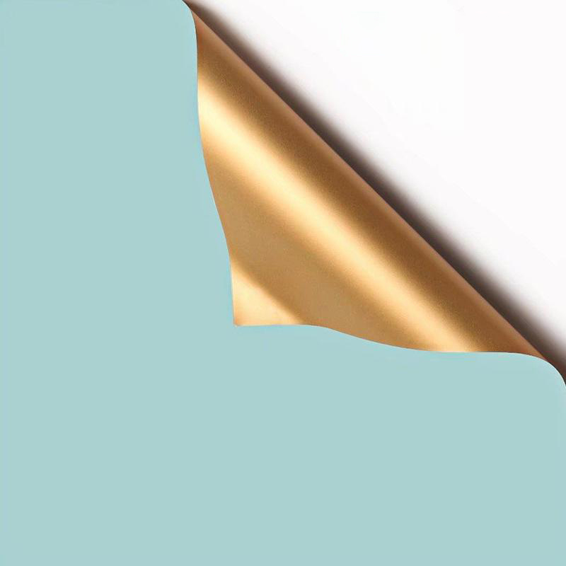MYHC-17 Single-Postesque Flash Aurum, Duplex Color, Flos Pearlescent Flos Wrapping Paper