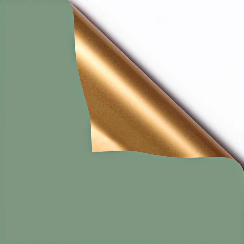 MYHC-17 Single-Postesque Flash Aurum, Duplex Color, Flos Pearlescent Flos Wrapping Paper