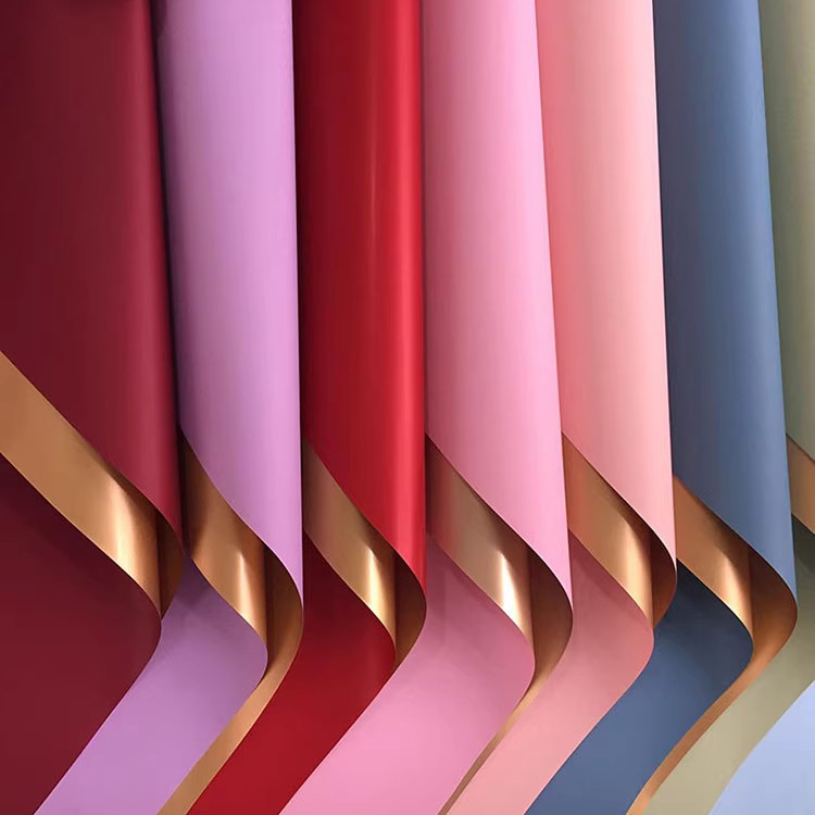 MYHC-17 Single-Postesque Flash Aurum, Duplex Color, Flos Pearlescent Flos Wrapping Paper