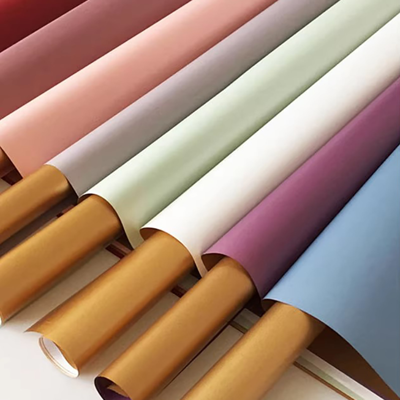 MYHC-17 Single-Postesque Flash Aurum, Duplex Color, Flos Pearlescent Flos Wrapping Paper