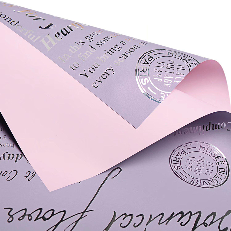 MYHC-19 Aluminium Single-postesque Pattern-Platted Cowhide Flos Packaging Film