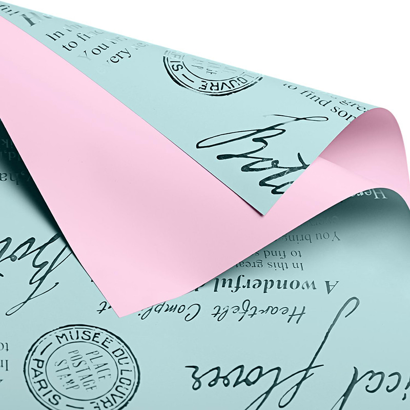 MYHC-19 Aluminium Single-postesque Pattern-Platted Cowhide Flos Packaging Film
