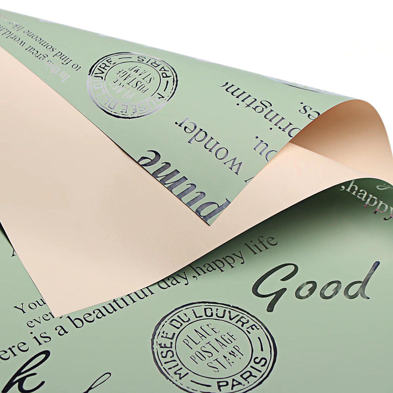 MYHC-19 Aluminium Single-postesque Pattern-Platted Cowhide Flos Packaging Film