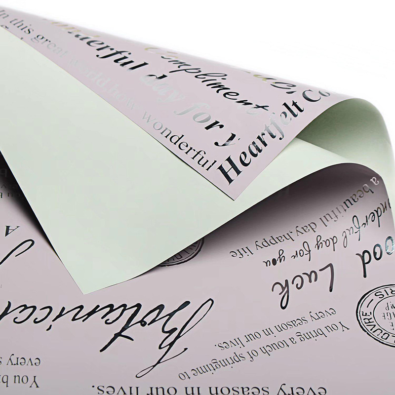 MYHC-19 Aluminium Single-postesque Pattern-Platted Cowhide Flos Packaging Film