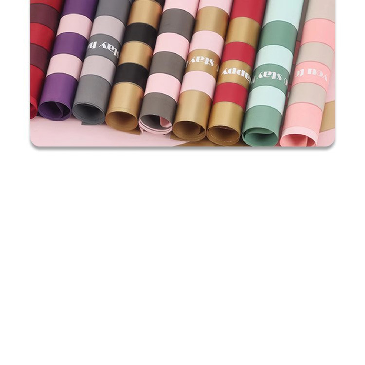 MYHC-22 57×57cm (±2cm) Single-Postesque Edge Horizontalis Pearlescent cinematographica Flos Wrapping Paper