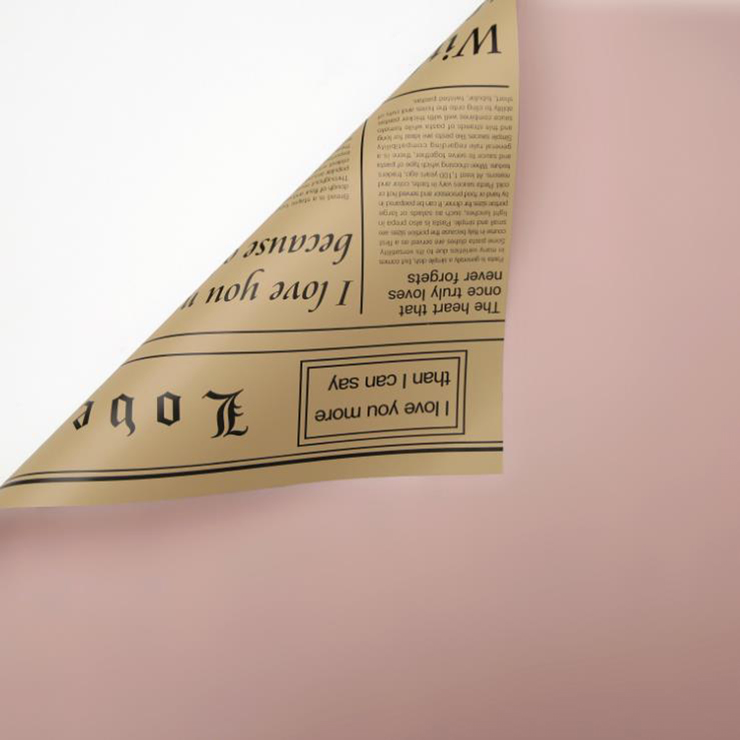 MYHC-XXIII Single-Postesque Diarium Penicullus, Duplex Color Cowhide Flos Packaging Film
