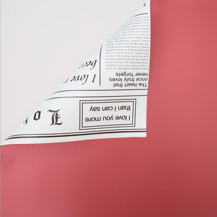 MYHC-XXIII Single-Postesque Diarium Penicullus, Duplex Color Cowhide Flos Packaging Film