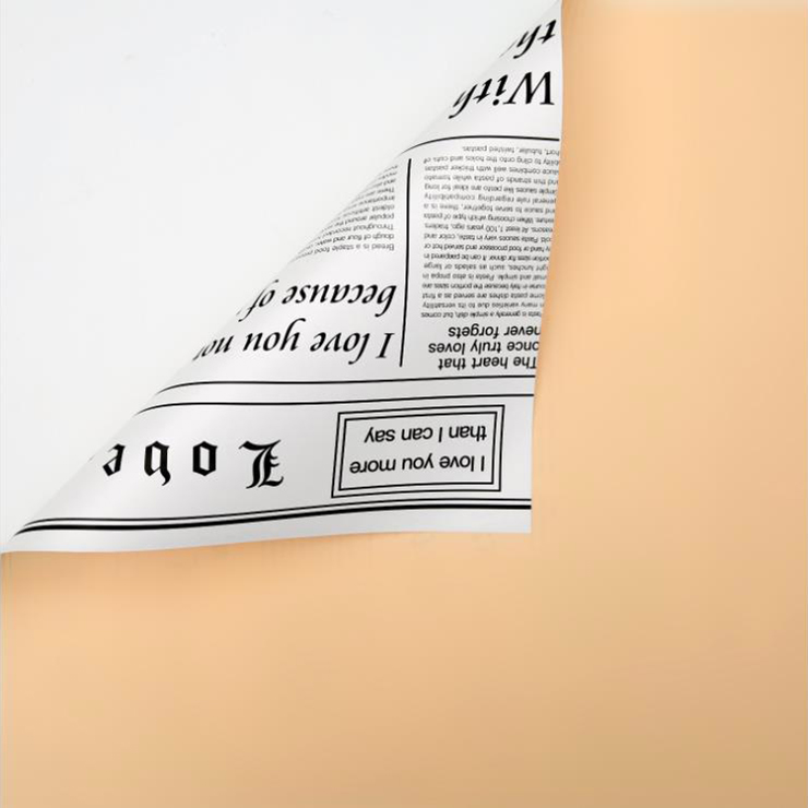 MYHC-XXIII Single-Postesque Diarium Penicullus, Duplex Color Cowhide Flos Packaging Film