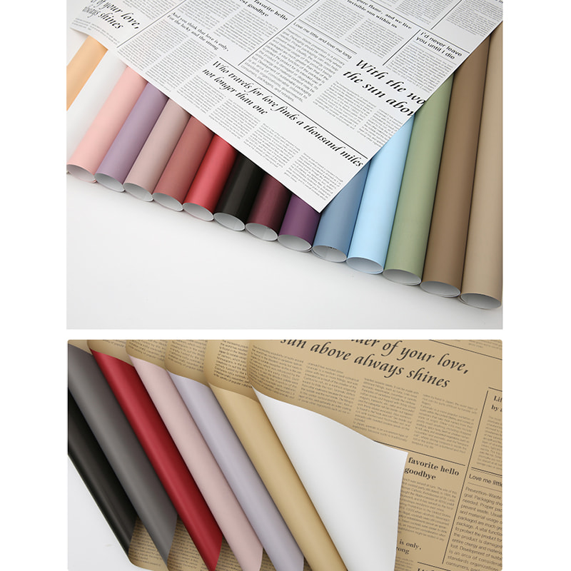 MYHC-XXIII Single-Postesque Diarium Penicullus, Duplex Color Cowhide Flos Packaging Film