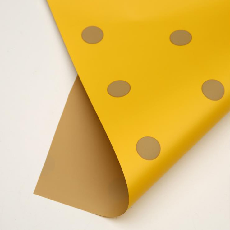 MYHC-24 Single-Postesque Polka Dot Cotton Flos Wrapping Paper
