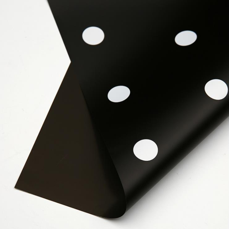 MYHC-24 Single-Postesque Polka Dot Cotton Flos Wrapping Paper