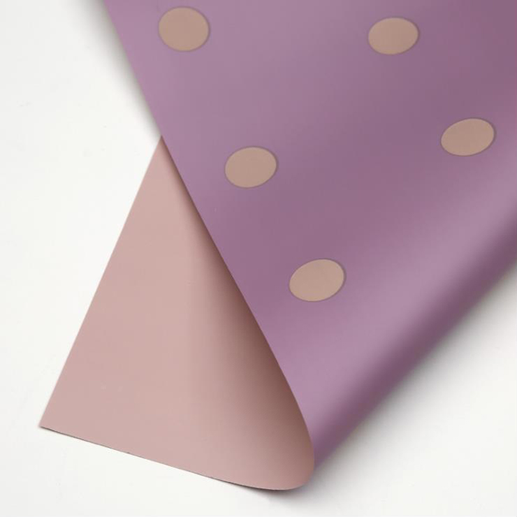 MYHC-24 Single-Postesque Polka Dot Cotton Flos Wrapping Paper