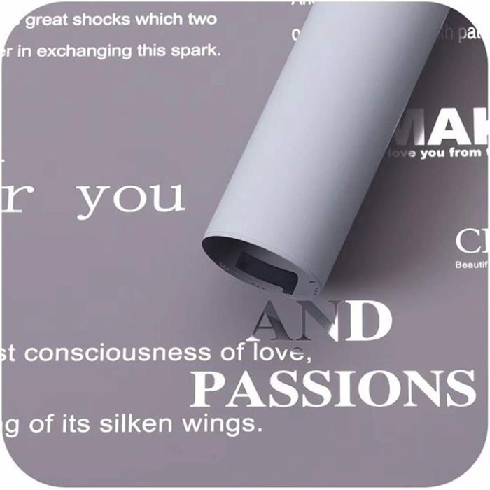 MYHC-33 Duplex et Duplex Color Aluminium Patella Cowhide Flos Packaging Film