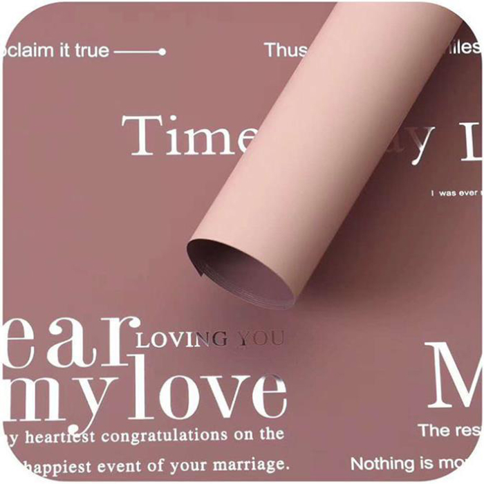 MYHC-33 Duplex et Duplex Color Aluminium Patella Cowhide Flos Packaging Film
