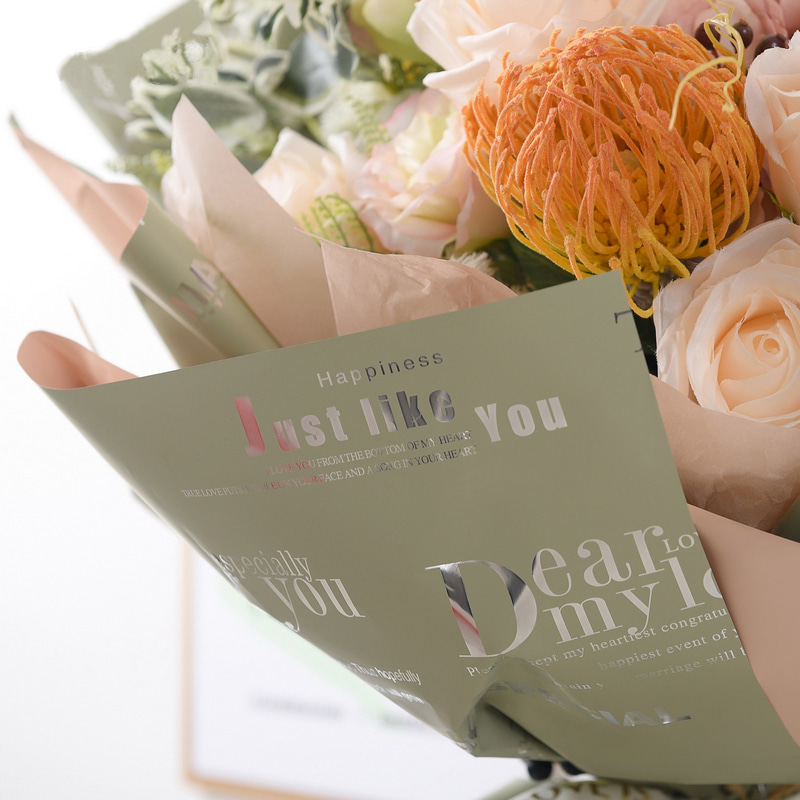 MYHC-33 Duplex et Duplex Color Aluminium Patella Cowhide Flos Packaging Film