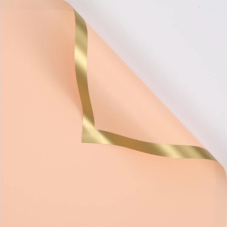 MYHC-27 Aurum Edge Solidum Pearlescent Film Flower Wrapping Paper