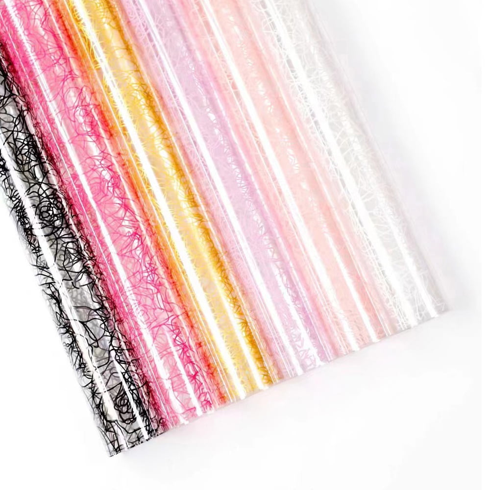 MYHC-29 Monochrome Rose Lines OPP Transparent Flos Packaging Film