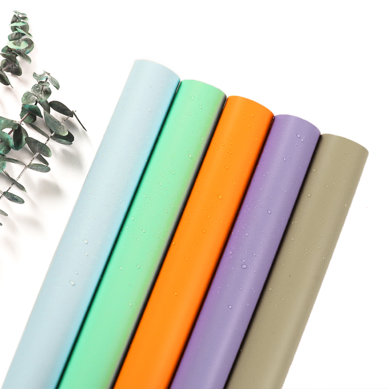 MYHC-30 20 Colores Pearl Film Solid Color Flower Wrapping Paper