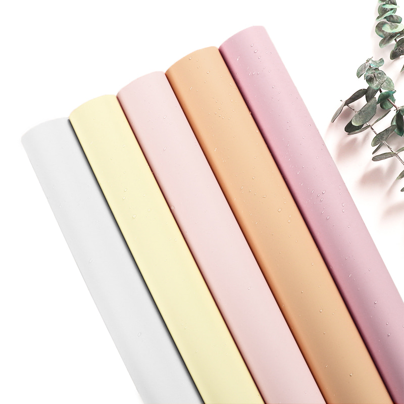 MYHC-30 20 Colores Pearl Film Solid Color Flower Wrapping Paper