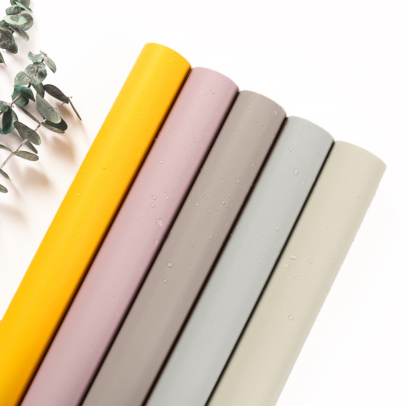MYHC-30 20 Colores Pearl Film Solid Color Flower Wrapping Paper