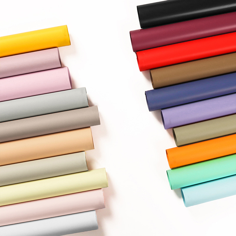 MYHC-30 20 Colores Pearl Film Solid Color Flower Wrapping Paper