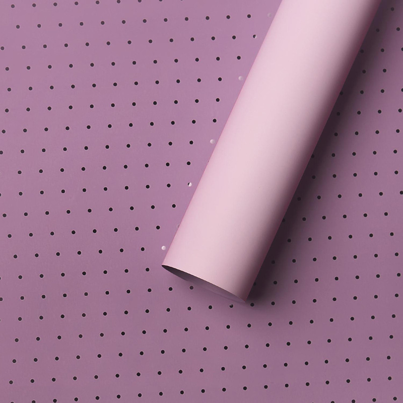 MYHC-34 Dot Decoration Duplex Postesque Color Aluminium Patella Cotton Flos Packaging Film