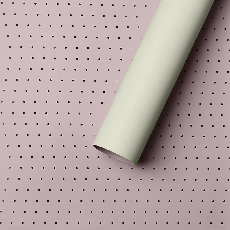 MYHC-34 Dot Decoration Duplex Postesque Color Aluminium Patella Cotton Flos Packaging Film