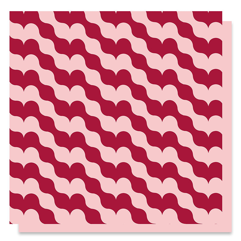 MYHC-35 BOPP Wavy Pattern IMPERVIUS Flower Wrapping Paper