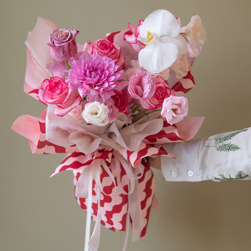 MYHC-35 BOPP Wavy Pattern IMPERVIUS Flower Wrapping Paper