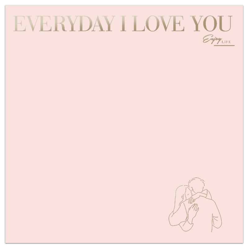 MYHC-40 Jane Eyre Hug Pattern Monochrome Cotton Flower Wrapping Paper