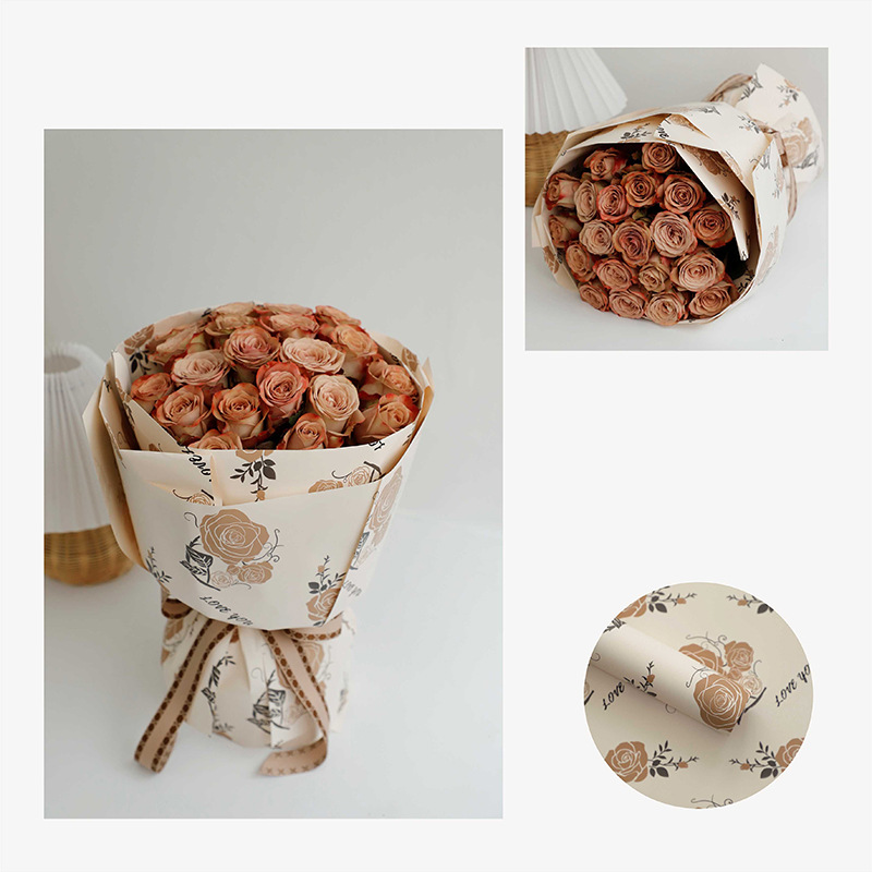 MYHC-47 Low-Saturated Cowhide Flower Wrapping Paper