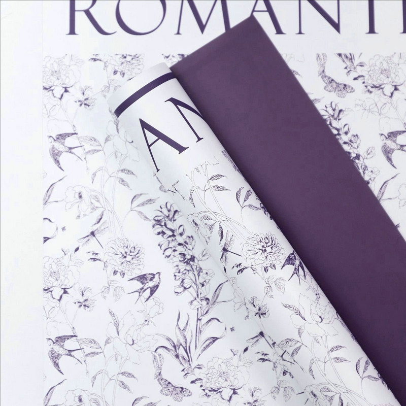 MYHC-XLIX Una postesque Pattern Nova Matte Flower Wrapping Paper