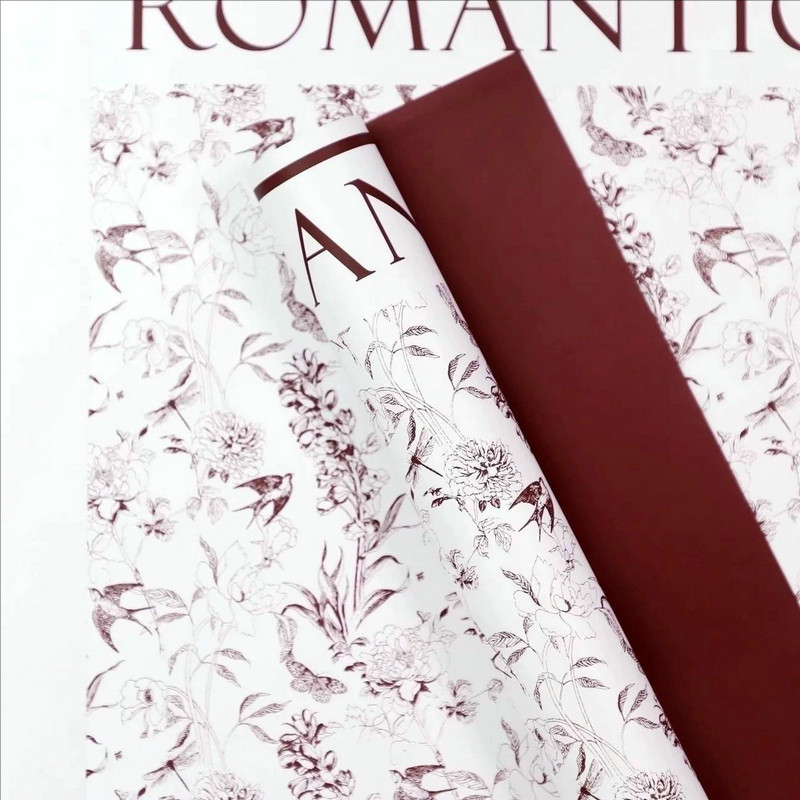 MYHC-XLIX Una postesque Pattern Nova Matte Flower Wrapping Paper
