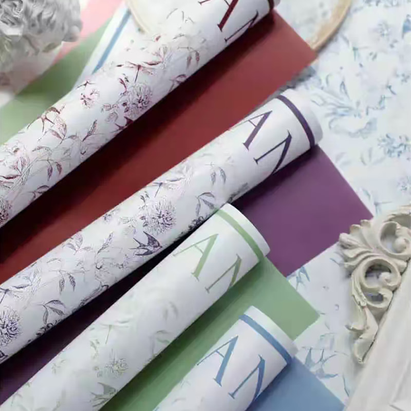 MYHC-XLIX Una postesque Pattern Nova Matte Flower Wrapping Paper