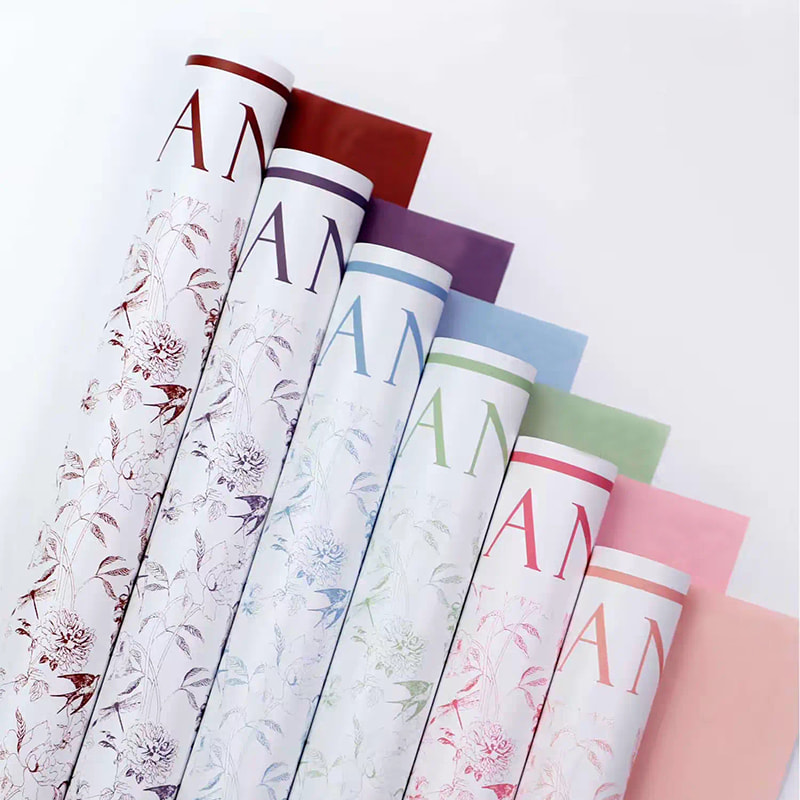 MYHC-XLIX Una postesque Pattern Nova Matte Flower Wrapping Paper